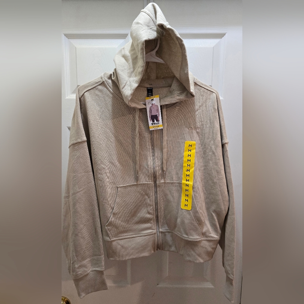 DKNY Hoodie in Black, Tan, Or Blue, 2 Sizes Available.  Price Is For 1 Hoodie - Picture 9 of 11
